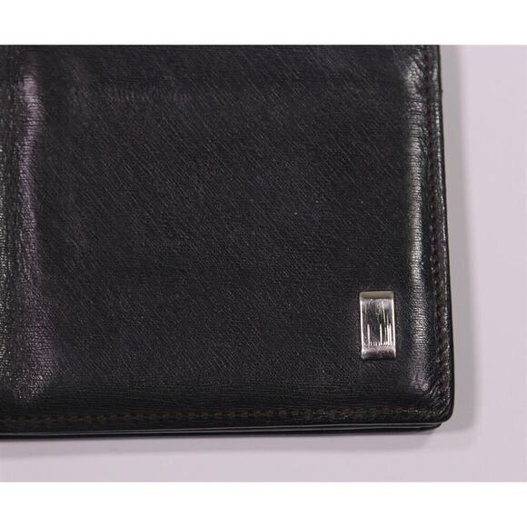 Dunhill London Black Leather Long Bifold Wallet - Picture 4 of 9